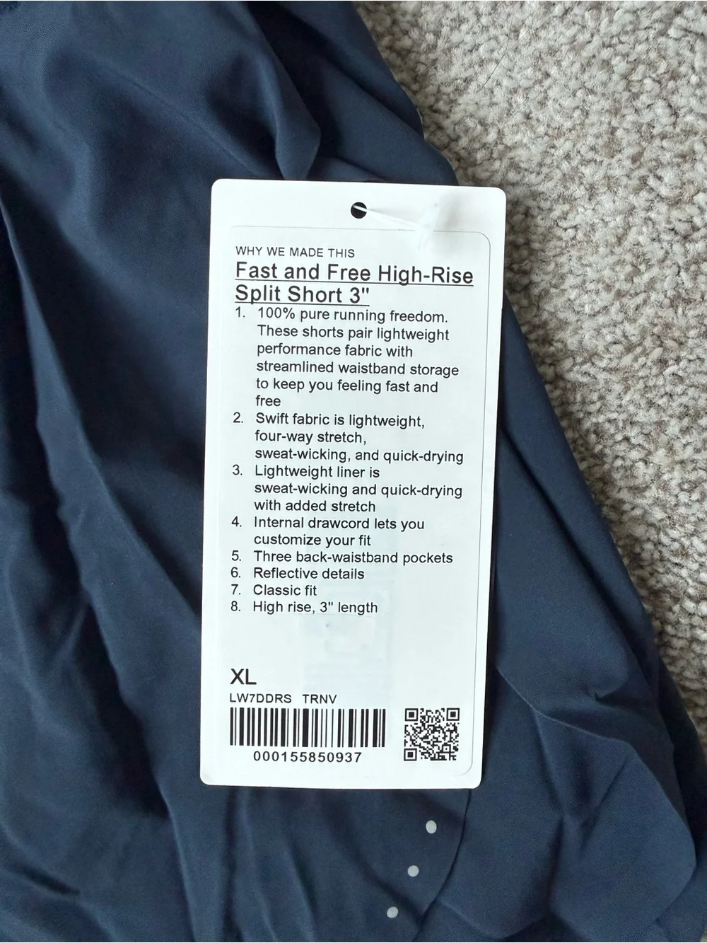 NWT Lululemon Fast and Free